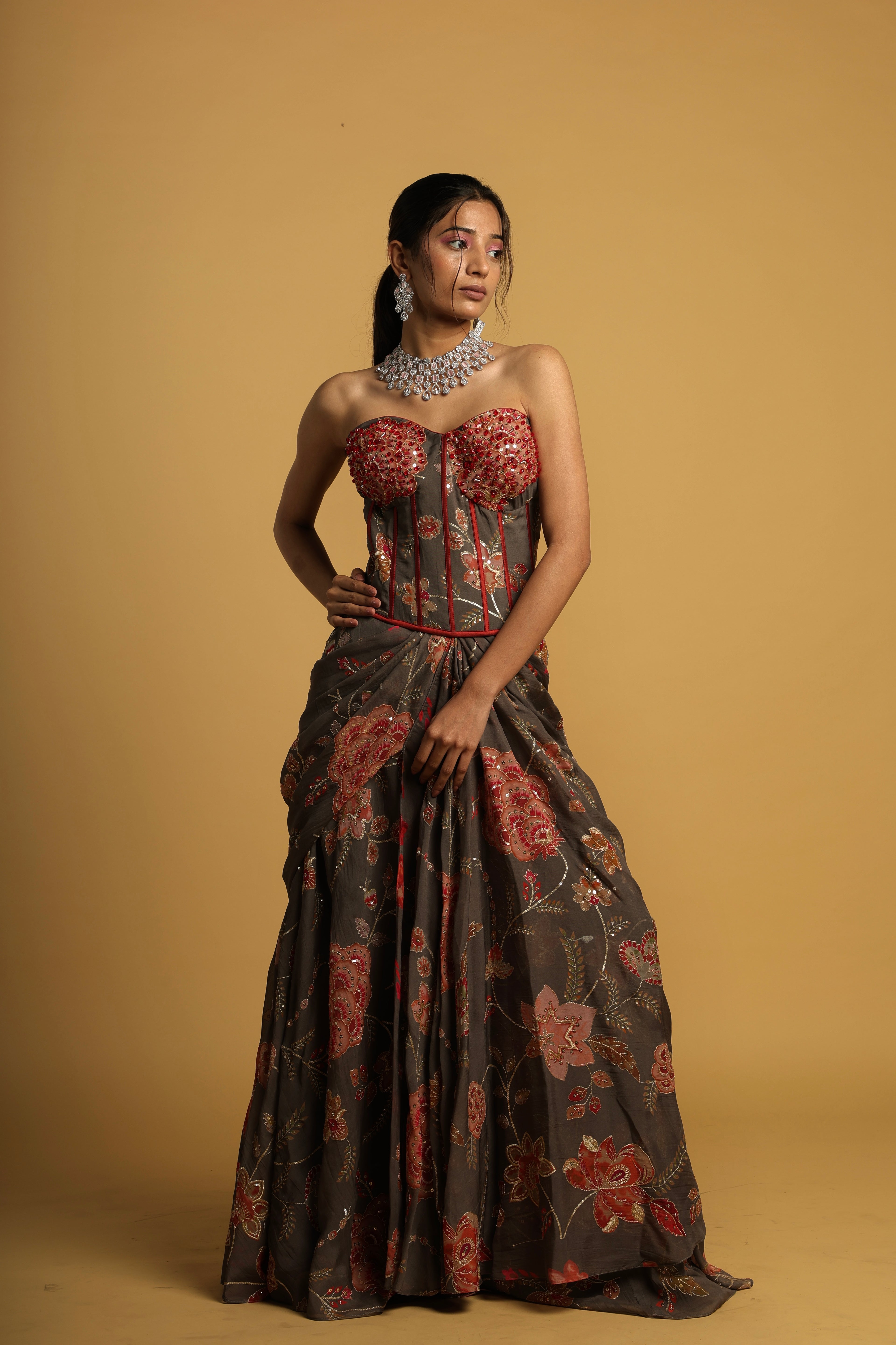 Drape saris and Skirts